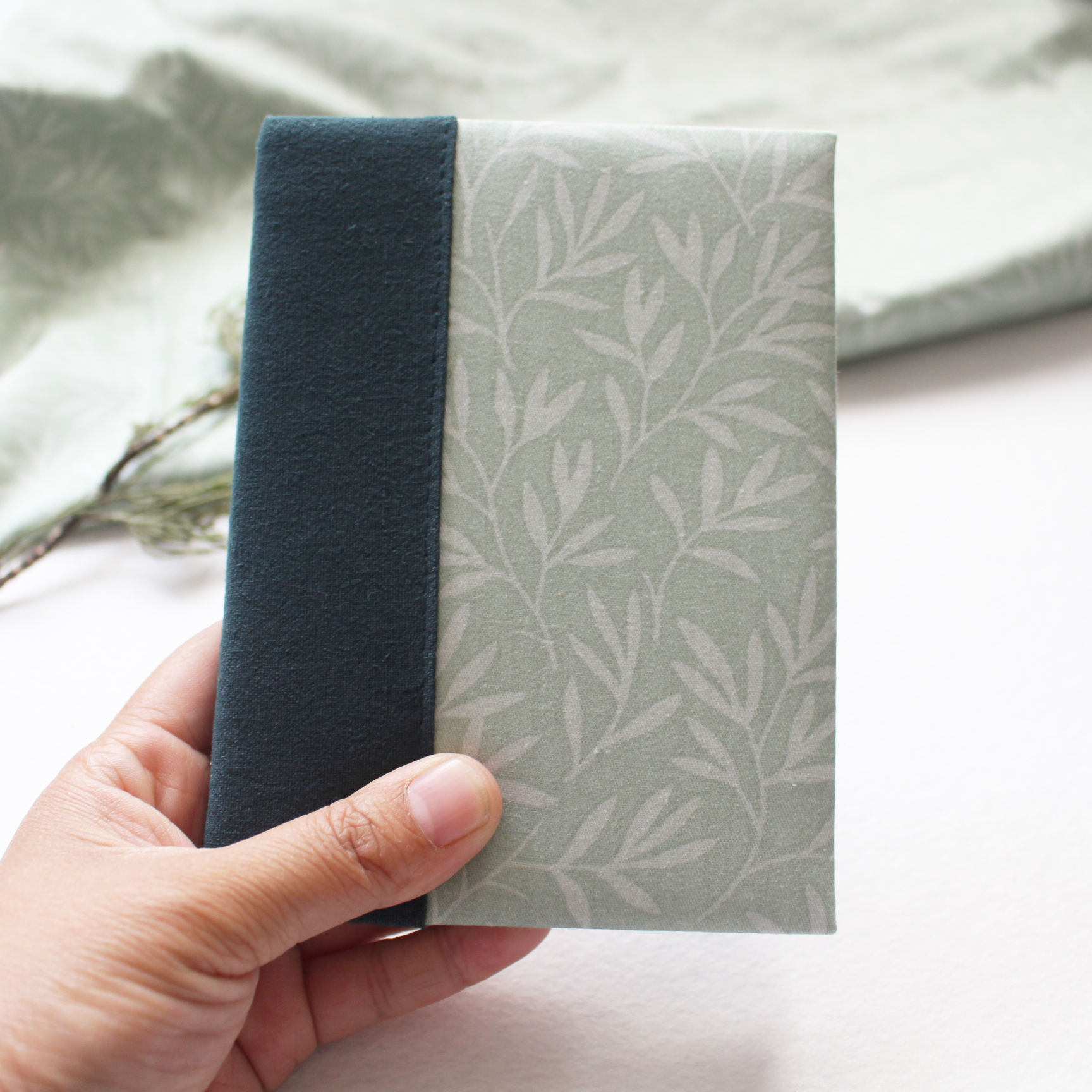 a6a5布面手账本盖章本旅游携带小本布艺笔记本记事本布面本子线装