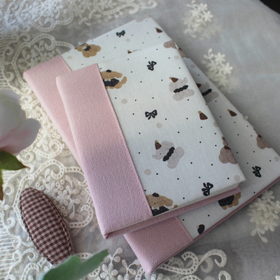 a6a5布面手账本非书衣大容量布艺笔记本记事本布面本子线装本大本