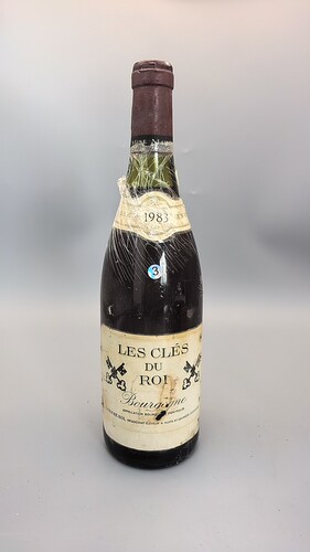 1983年国王之钥勃艮第红葡萄酒Les Clés du Roi Bourgogne（3）
