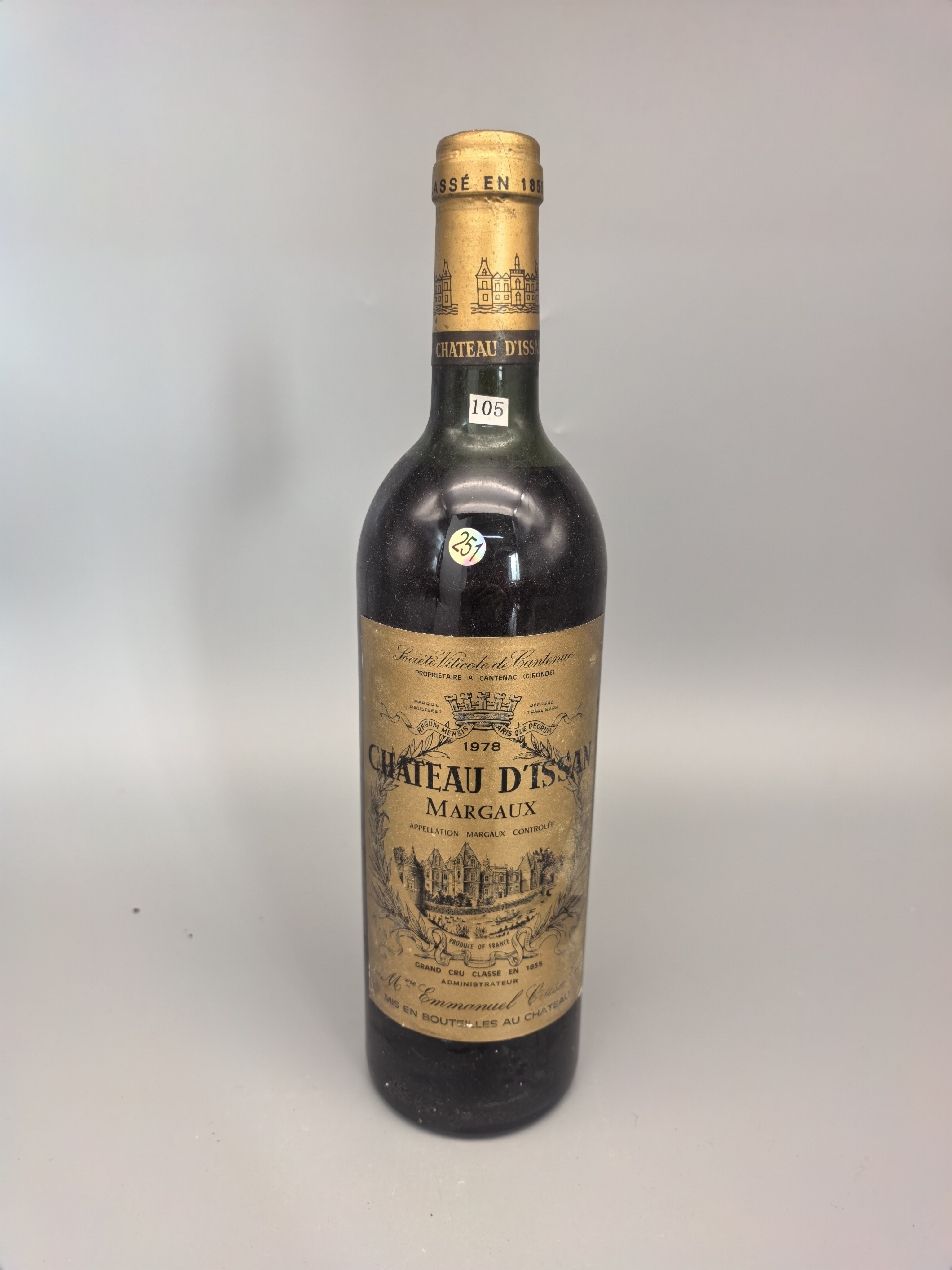 法国3级庄园1978年迪仙庄园（Château D'ISSAN）