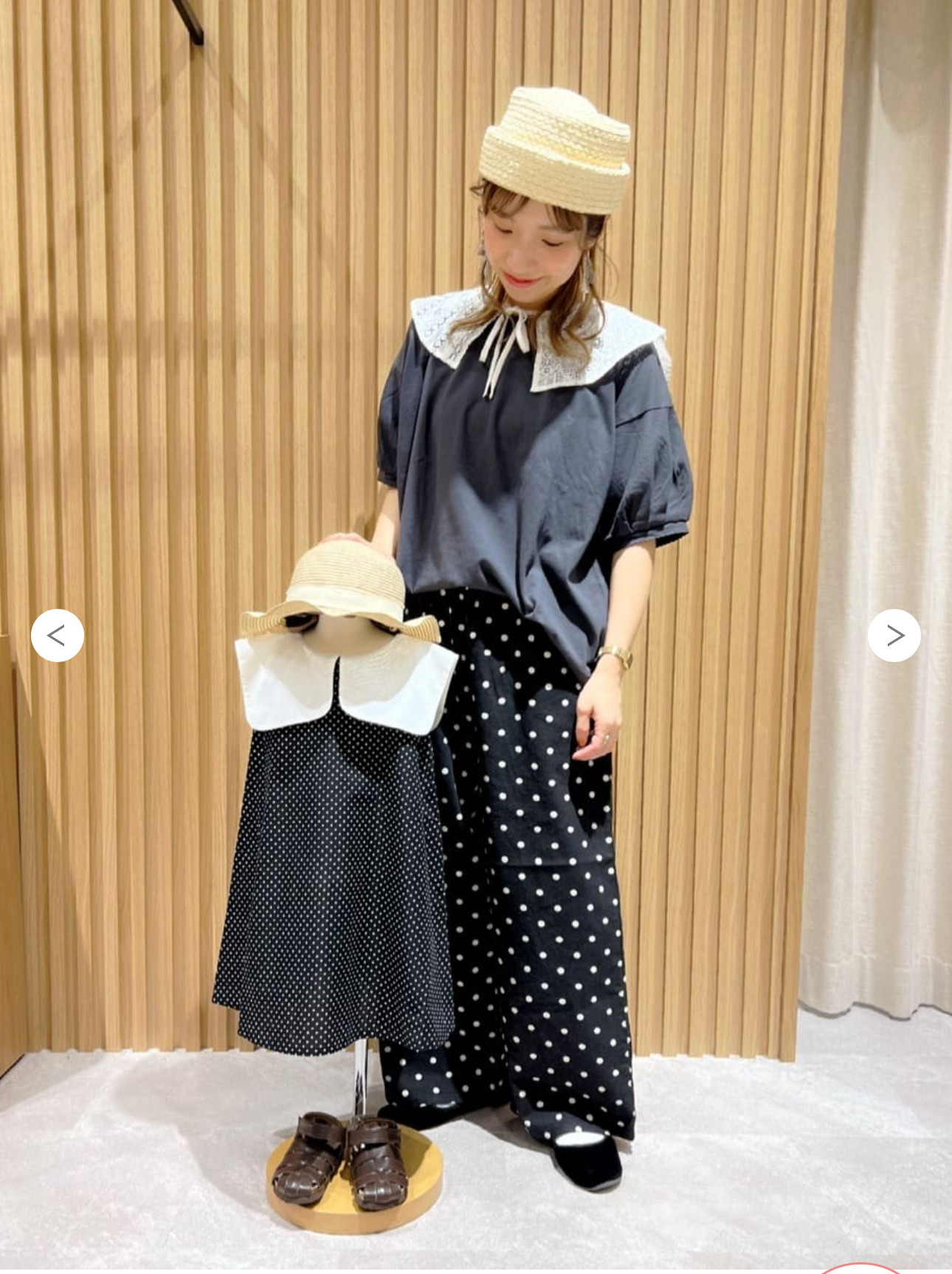 出口日本原单sm2全棉波点女童装夏季连衣裙