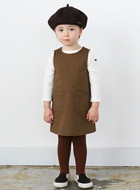 日本高端代G品牌quoti use fith全棉背心春秋款马甲连衣裙