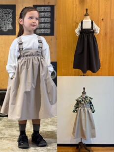 出口日本原单Fith副牌groovy color防水背带裙秋季新款