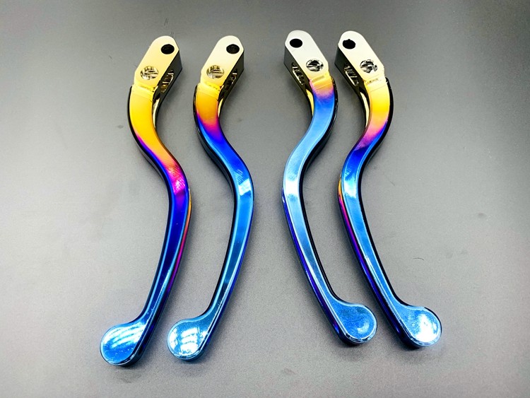 烧钛摩托车力屋刹车泵手把CNC直推上泵刹车鬼火牛角手柄刹车拉杆