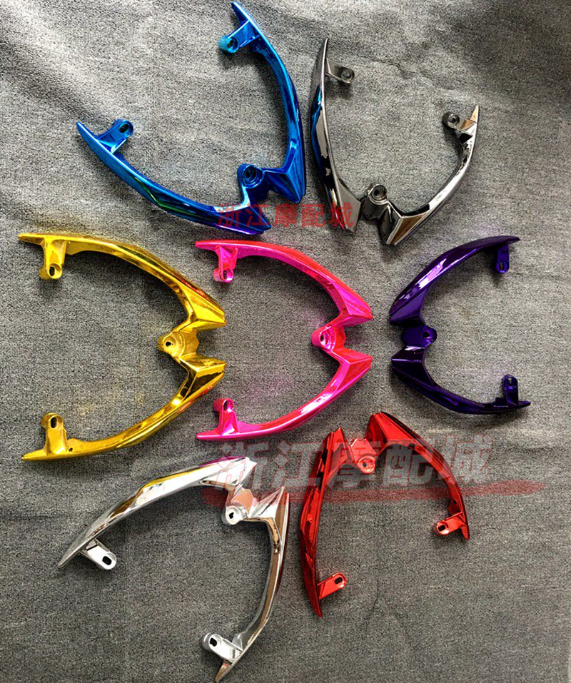 战速配件 战速后货架尾翼 电镀电动车鬼火三代原装铝合金尾翼