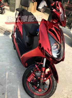 三阳四代目油改电飞鹰劲战F1四代目外壳PP件黑胶改装电镀外壳烤漆