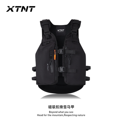 XTNT单板滑雪机能风磁吸扣战术马甲背包男女情侣滑雪包可背雪板