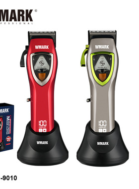 WMARK 磁悬浮理发剪专业跨境液晶数显电推子DLC刀头理发器NG-9010
