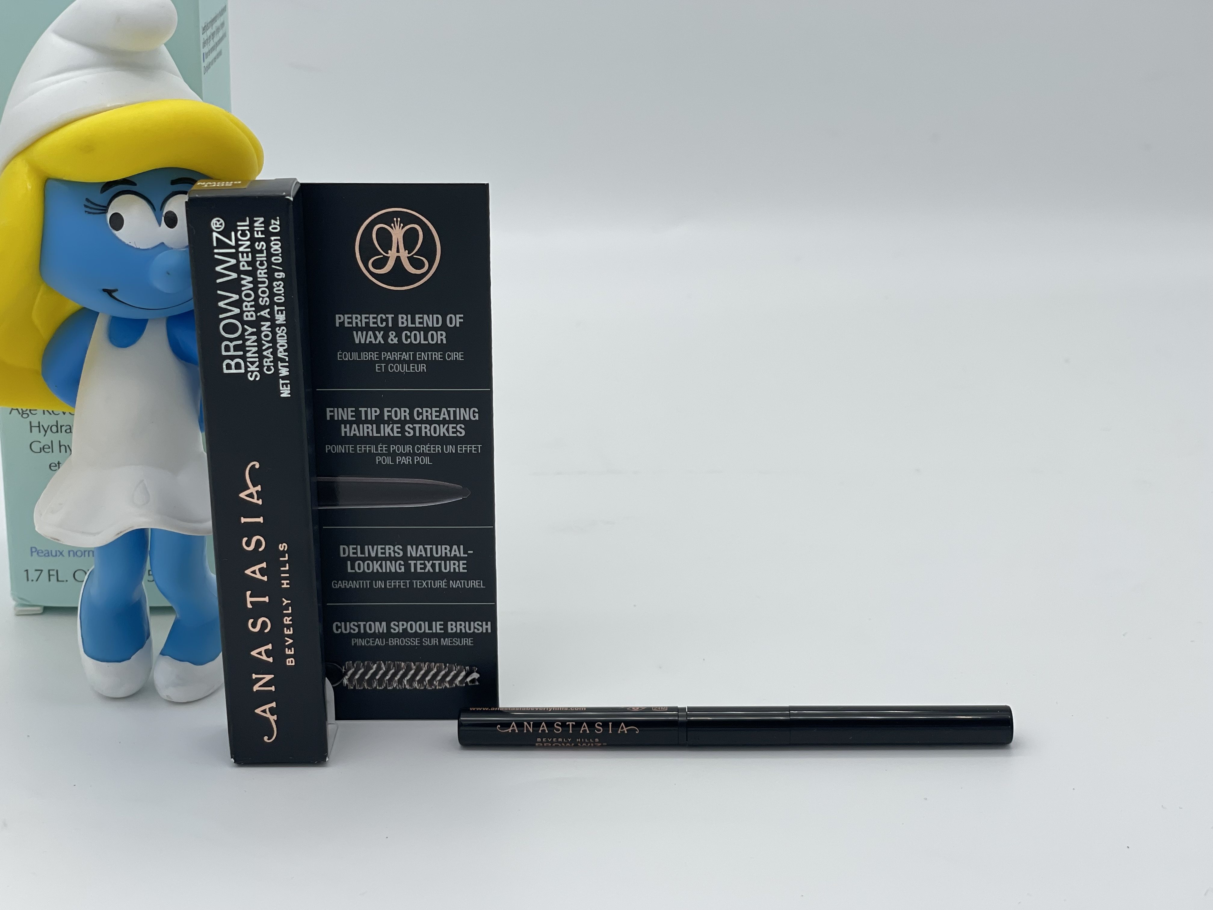 美国 anastasia/abh双头级细眉笔 砍刀眉笔0.03g带眉刷中小样持久