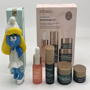 美国 BIOSSANCE角鲨烷欧米伽面霜玫瑰VC精华油面部套装中小样划算