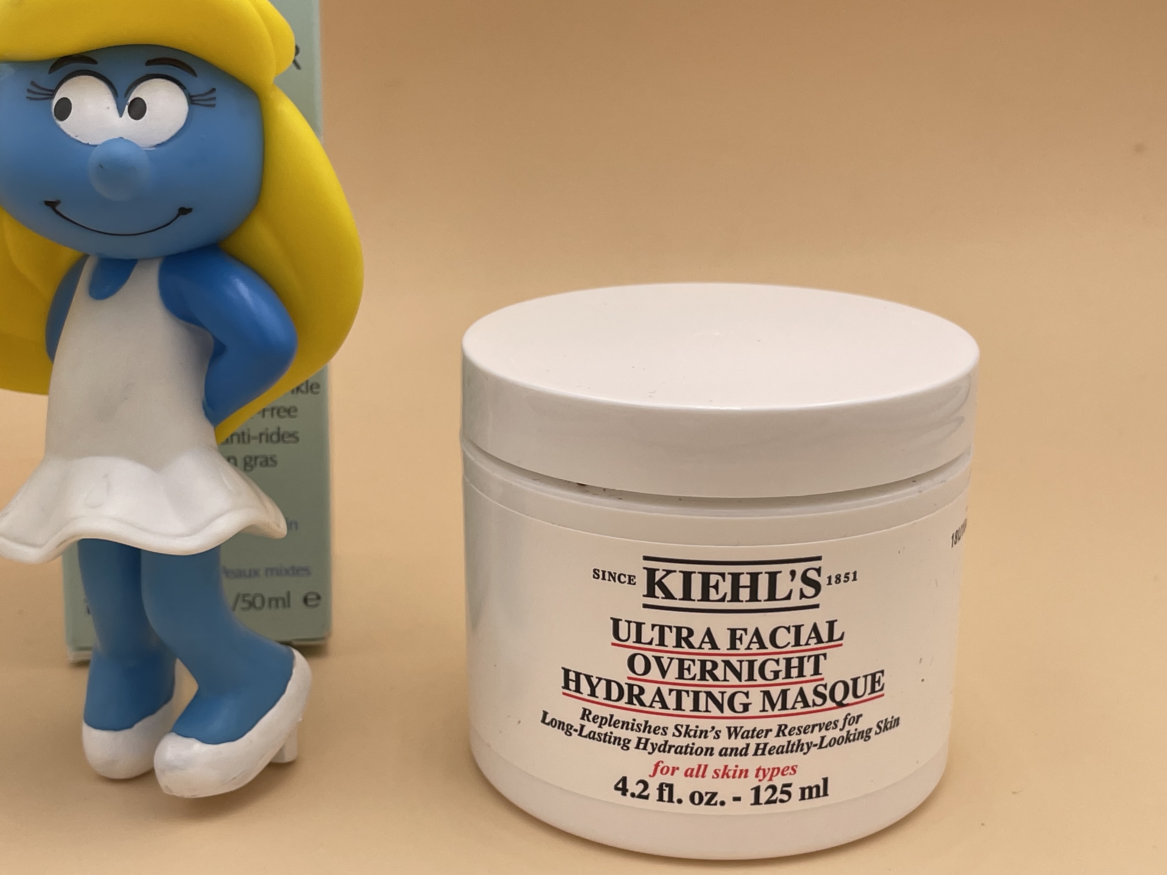 美国科颜氏高保湿玻尿酸睡眠面膜14ml/125ml补水滋润夜间免洗小样