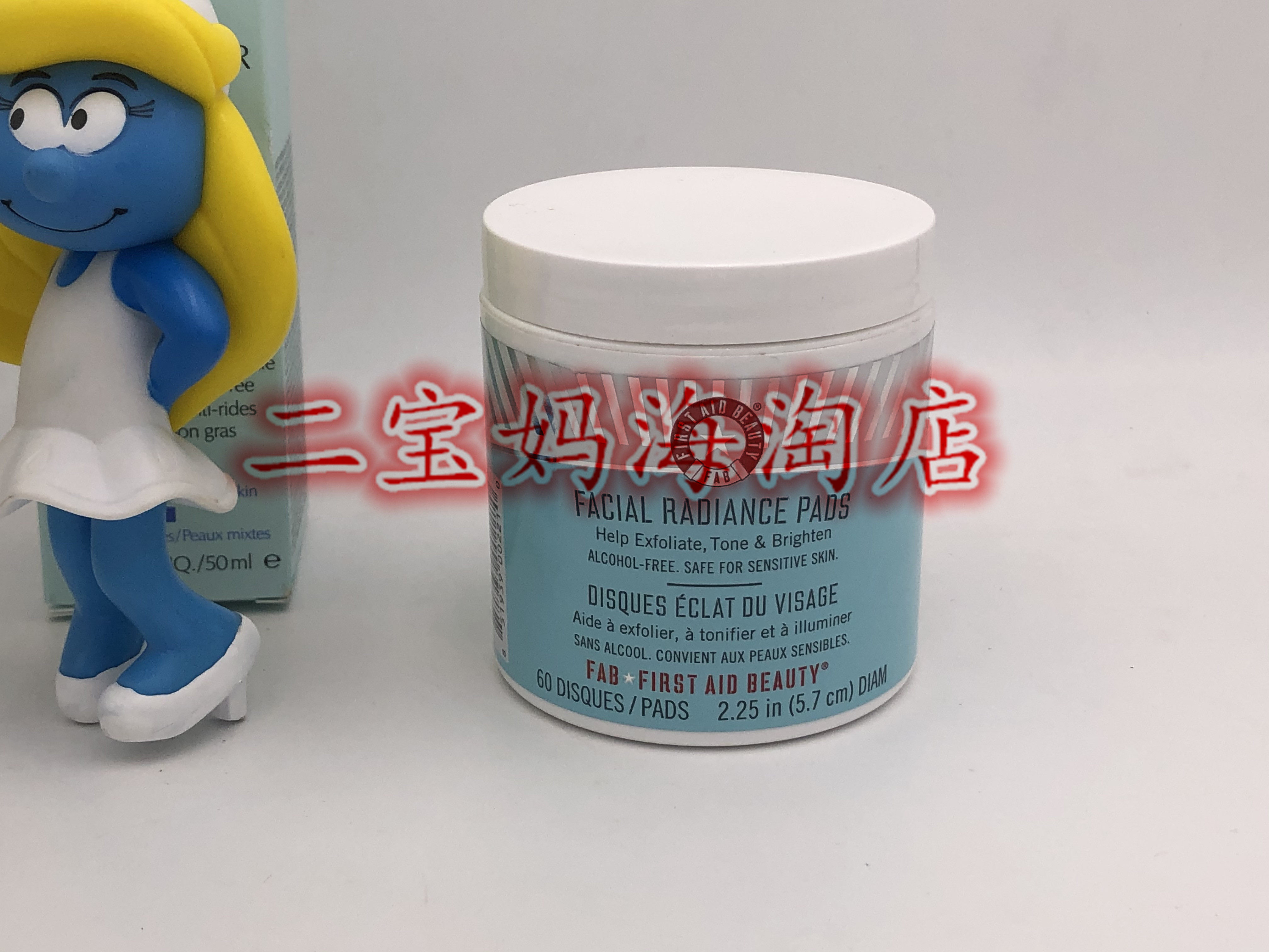 美国  fab first aid beauty急救美人去角质果酸棉片60片 22产