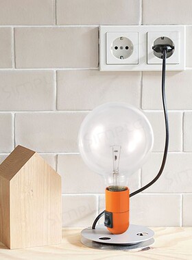 北欧意大利lampadinaledtablelamp大灯泡台灯床头灯装饰LED阅读灯