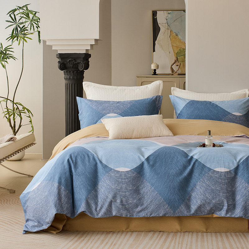 全棉四件套四季可用印花