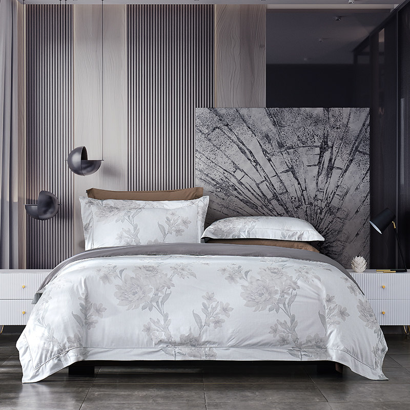 阿思家雅悦色织提花欧式风四件套