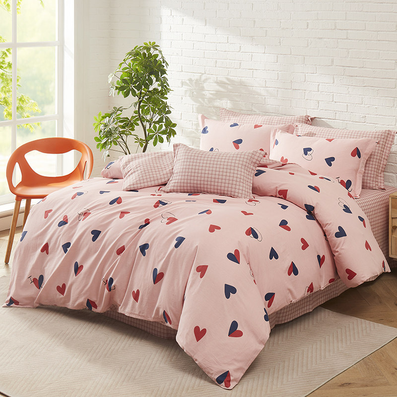 阿思家四件套全棉学生