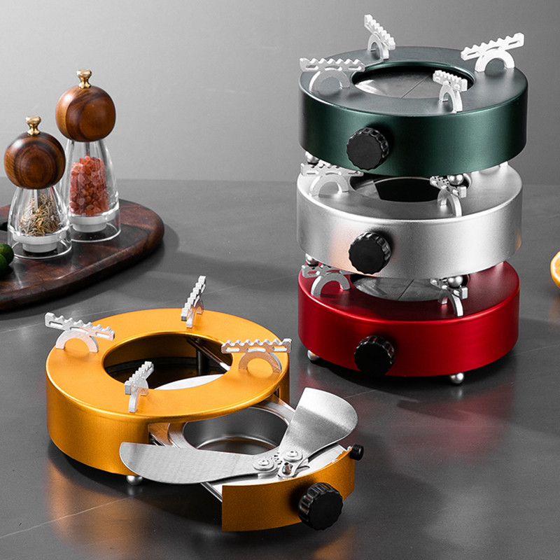 酒精炉子商用 小火锅架固态酒精底座 酒精炉户外便携铝合金干锅炉