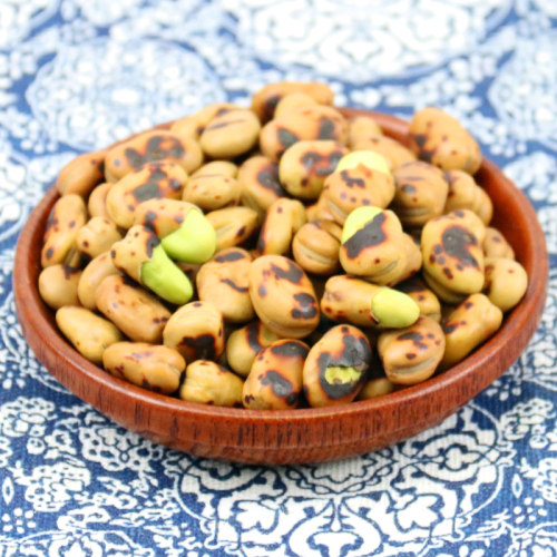 绿芯铁板蚕豆零食炒货
