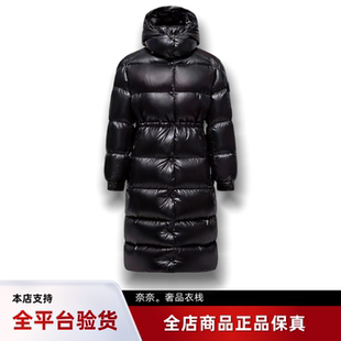 代购蒙口Cavettaz经典款连帽宽松长款羽绒服女款夹克外套