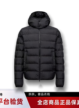 代购蒙口Montbrocq连帽哑光短款羽绒服鹅绒男款户外夹克外套