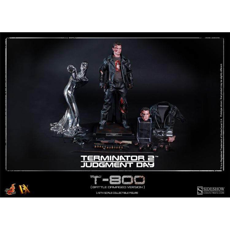 【GD漫玩社】HOTTOYS HT DX13 终结者2 战损T800 阿诺 施瓦辛格