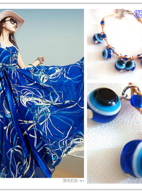 猫眼幸运珠子编织招桃花手链