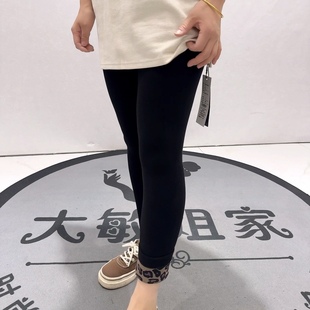 女裤 580克可过冬加厚超大弹力保暖百搭豹纹裤 加大码 打底裤 babi裤