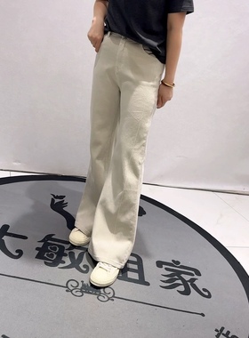 90331豪雅依绣2026年货春款新品女人味微喇裤牛仔裤加大码女裤