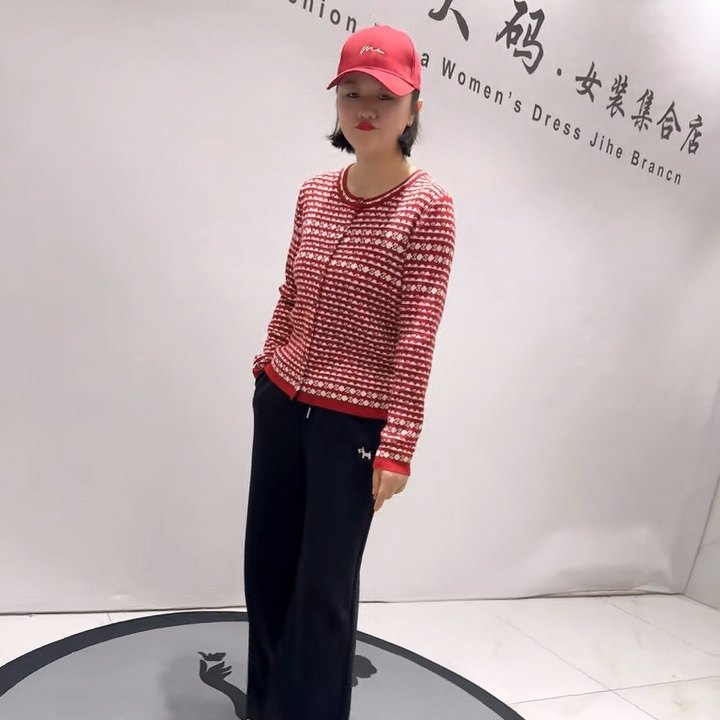 1127女权贵族年货春款新品气质氛围感上衣撞色针织开衫加大码女装,女装/女士精品,大码内搭,淘宝优惠券,粉丝福利购,淘宝优惠卷