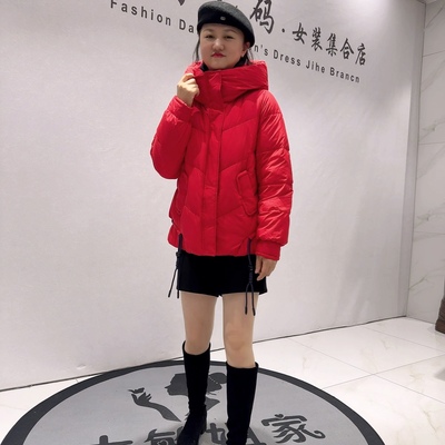 9509芮娜依莲冬款新品高级百搭轻便保暖多色可选羽绒服加大码女装