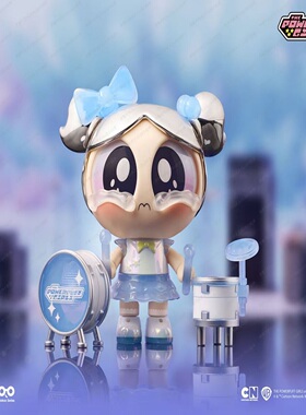 布鲁可飞天小女警吊卡萌酷版第1弹萌动节拍人物模型正品限量创意