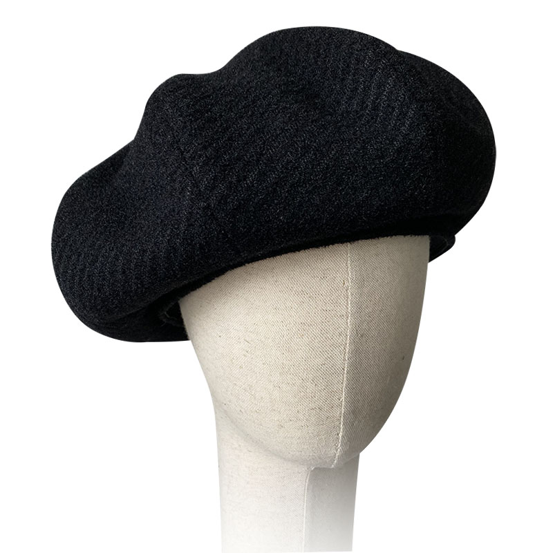 加大版八角显脸小纯色报童帽帽子