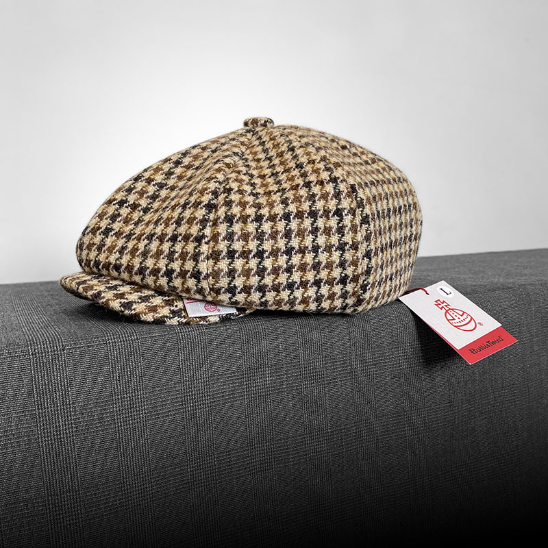 harris保暖羊毛画家日系复古帽子
