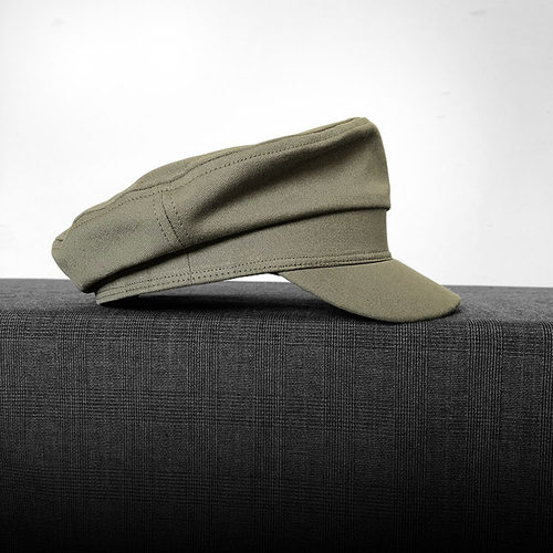 风时尚风复古平顶海军帽时尚