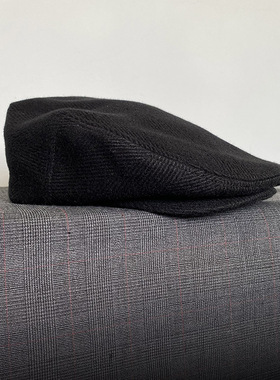 美国stetson鸭舌帽老牌常春藤贝雷帽男女潮逛街休闲时尚黑前进帽