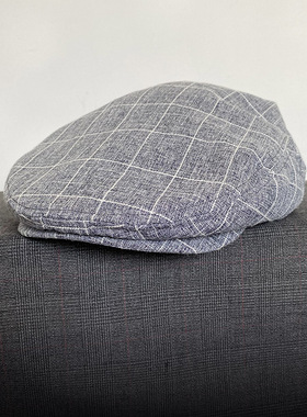 stetson夏季透气帽子男士纯棉布鸭舌帽休闲百搭男女平顶帽报童帽