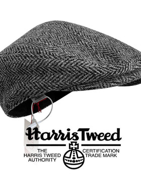 男女帽贝雷帽正品harris秋冬保暖鸭舌帽复古文艺羊毛开普帽前进帽