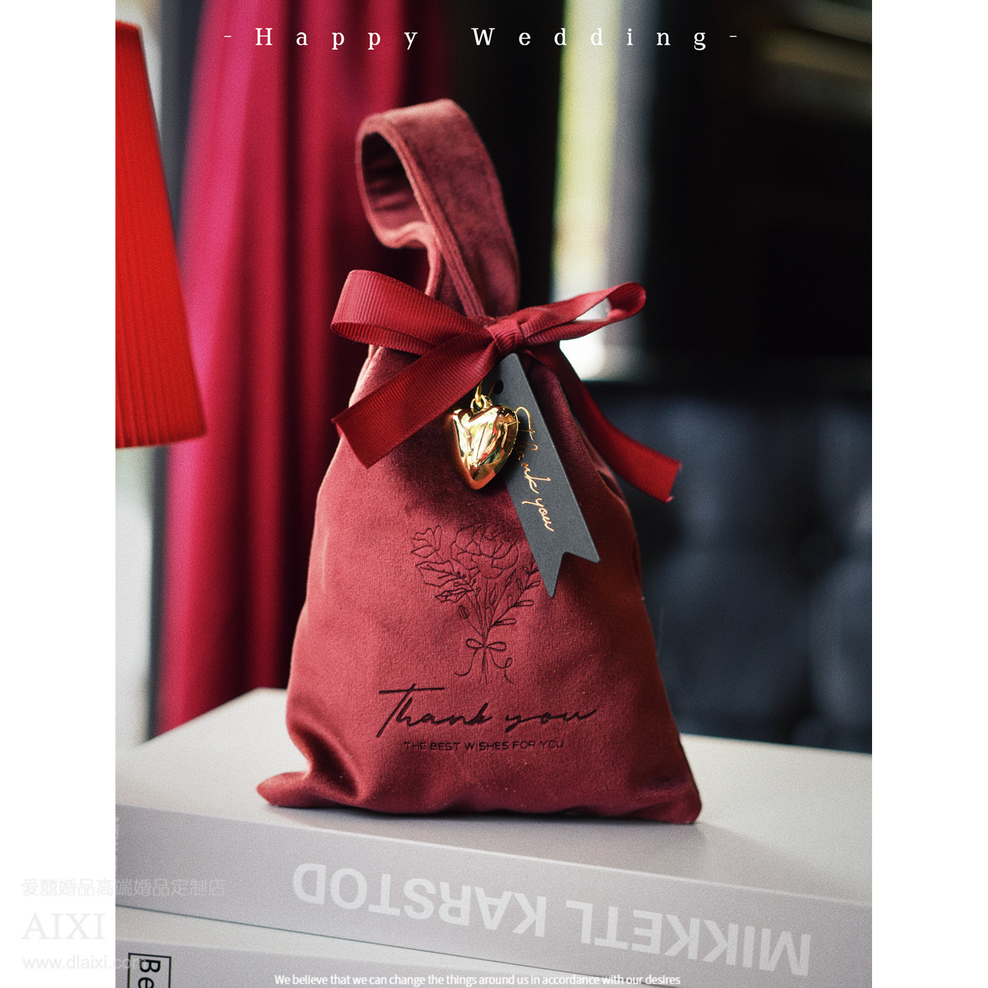 结婚喜糖盒手提绒布高级感定制红色喜庆中国风可放烟喜糖袋,节庆用品/礼品,糖盒/糖盒配件,淘宝优惠券,粉丝福利购,淘宝优惠卷