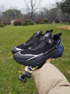 宝藏外贸男女鞋traceable春夏网面透气跑鞋徒步登山运动鞋纽扣鞋