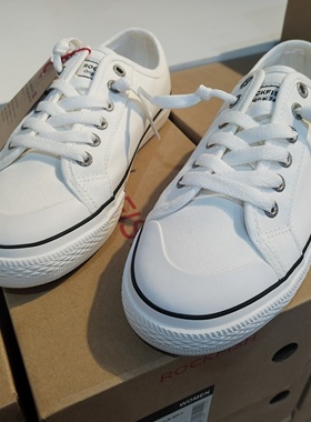 好货！专柜英国Rockfish防泼水舒适百搭帆布鞋休闲平底鞋学生布鞋