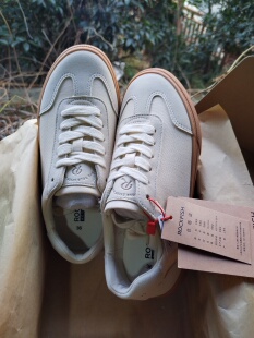 《微瑕》超值Rockfish英国女士云感布面德训鞋时尚平底休闲板鞋