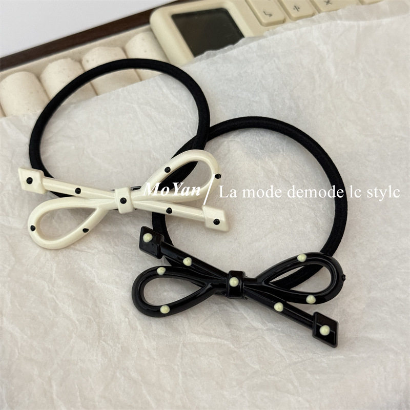 波点蝴蝶结发绳侧边碎发夹子发夹女精致鸭嘴夹发卡高马尾头绳发圈,饰品/流行首饰/时尚饰品新,发饰,淘宝优惠券,粉丝福利购,淘宝优惠卷