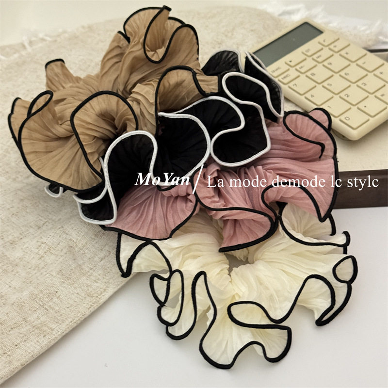 韩版气质头绳女丸子头褶皱大肠发圈马尾头花扎头皮筋时尚百搭发绳,饰品/流行首饰/时尚饰品新,发饰,淘宝优惠券,粉丝福利购,淘宝优惠卷