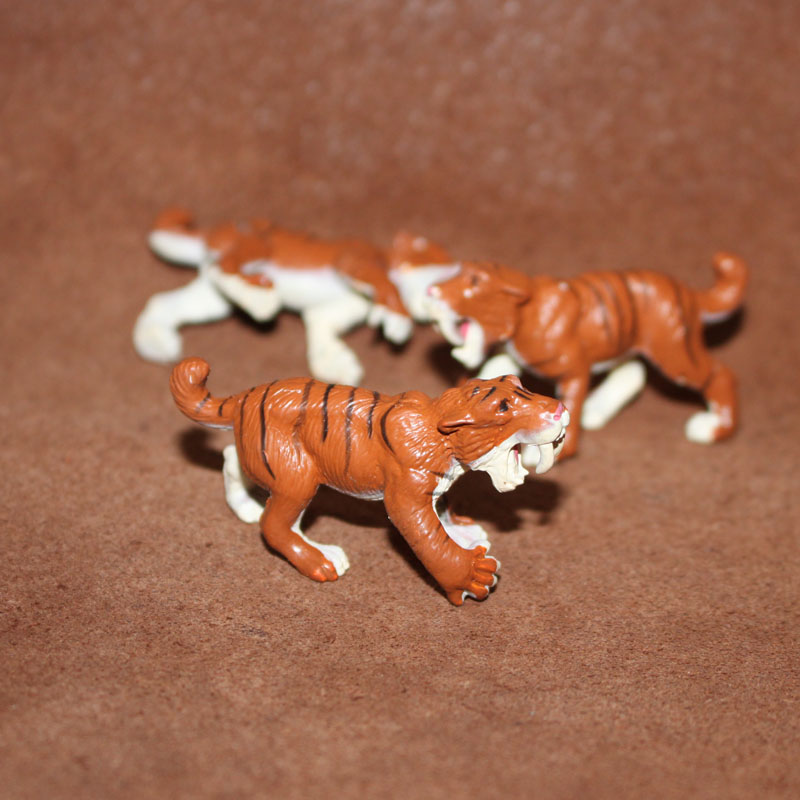 safari仿真动物剑齿虎模型玩具虎