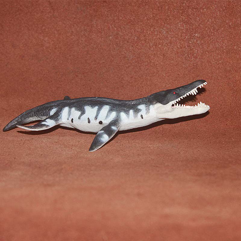 safari 正版仿真动物恐龙模型玩具塑胶场景摆件 滑齿龙