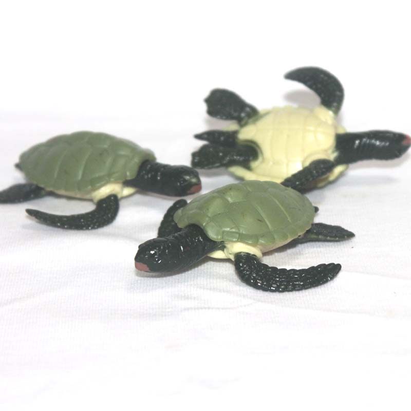 safari正品 仿真动物模型玩具摆件 海洋生物场景 绿色成年海龟