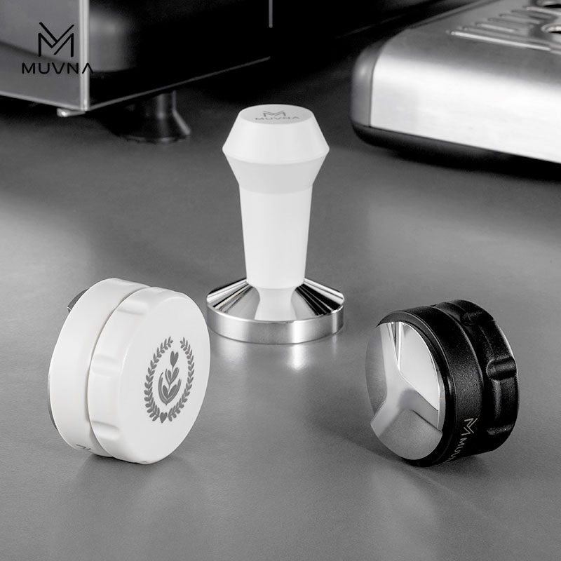 MUVNA 意式咖啡机手柄布粉器51mmABS压粉器53/58mm压粉锤咖啡器具