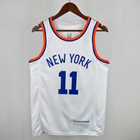 Knicks No. 11 Brunson jersey 4 Rose City Edition Towns 7 Anthony retro shorts Clarkson thumbnail 8