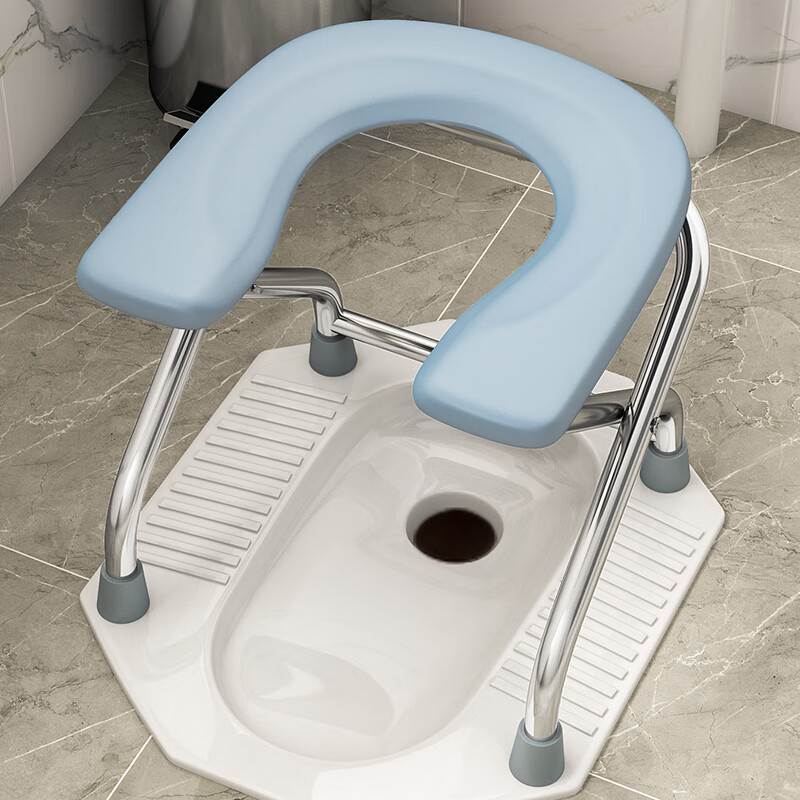 坐便椅老人孕妇坐便器可折叠老年家用蹲便改移动马桶可携式厕所凳