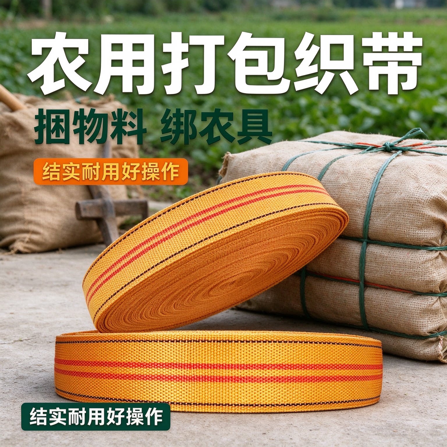 户外拖车捆绑织带高强涤纶扁带货车刹车绳帐篷行李货物捆扎绑带